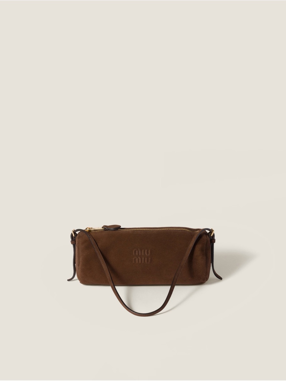 Miu Miu Suede Brown Pouch
